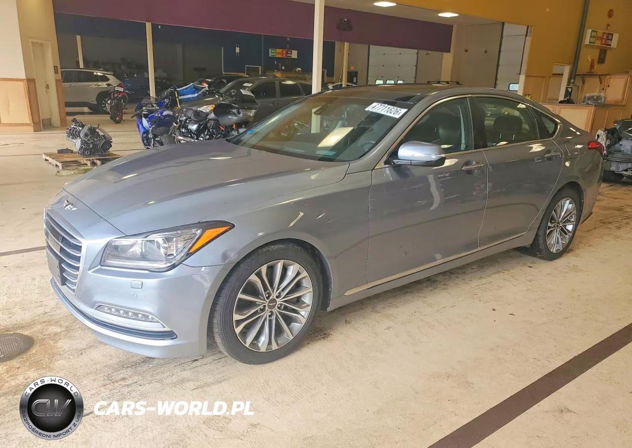 2017 Genesis G80 3.8 VIN:KMHGN4JE7HU192616 - 1