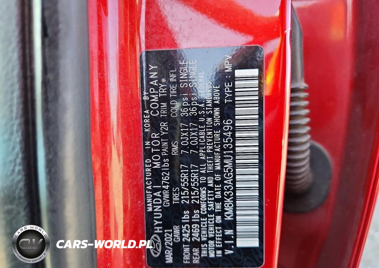 2021 Hyundai Kona Limited VIN:KM8K33AG5MU135496 - 13