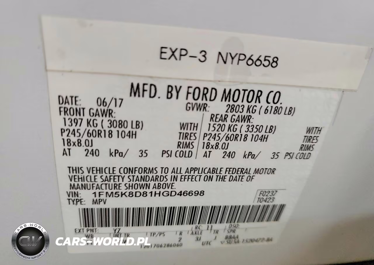2017 Ford Explorer Xlt VIN:1FM5K8D81HGD46698 - 13