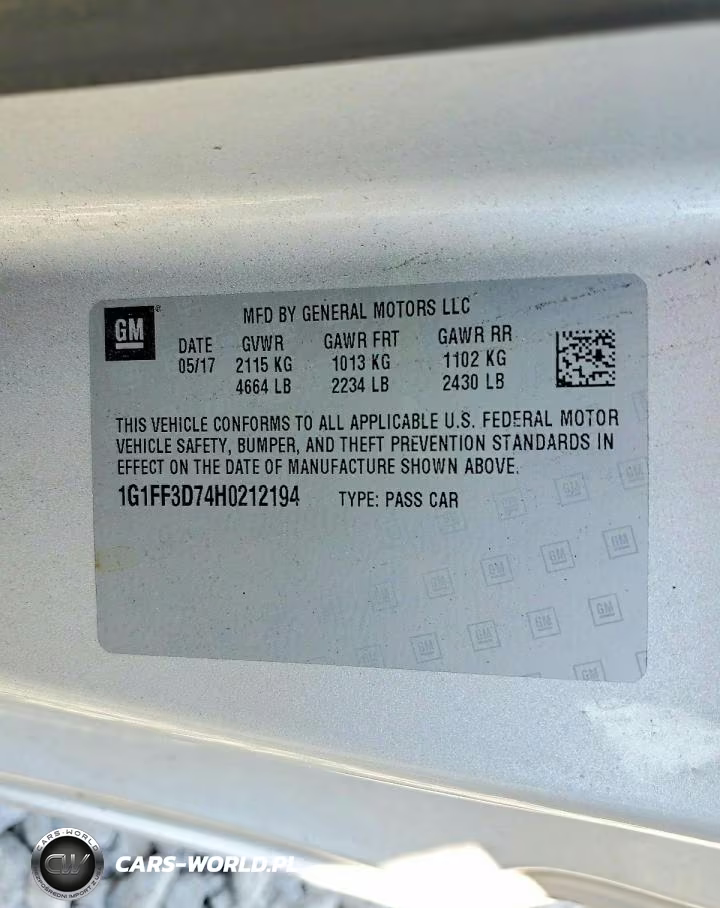 2017 Chevrolet Camaro Ss VIN:1G1FF3D74H0212194 - 12
