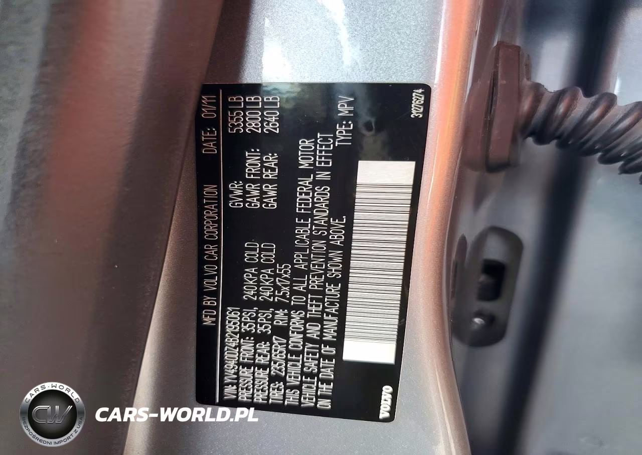 2011 Volvo Xc60 3.2 VIN:YV4940DZ4B2195061 - 13