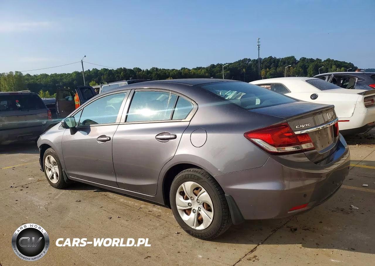 2014 Honda Civic Lx VIN:2HGFB2F58EH537495 - 2