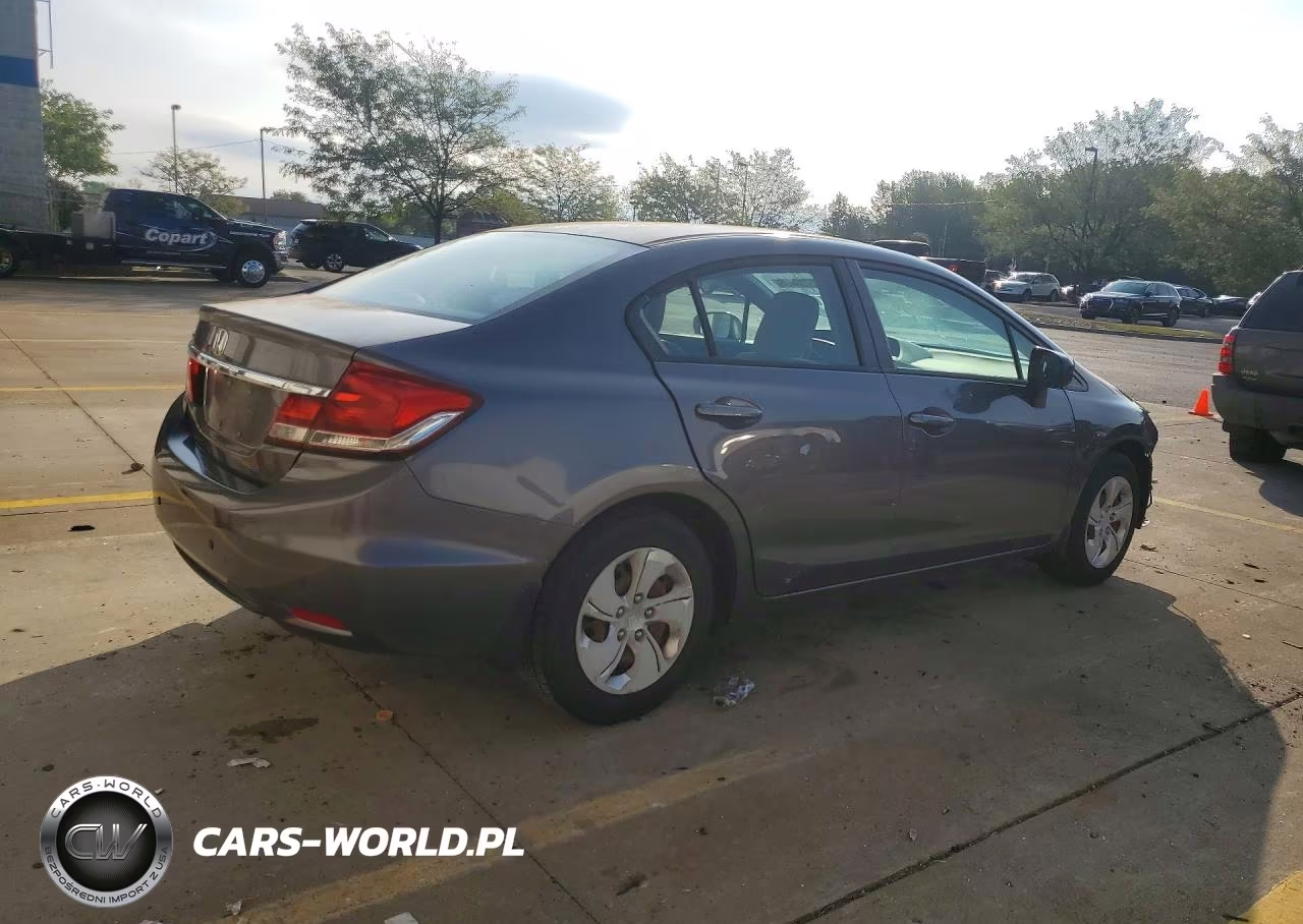 2014 Honda Civic Lx VIN:2HGFB2F58EH537495 - 3