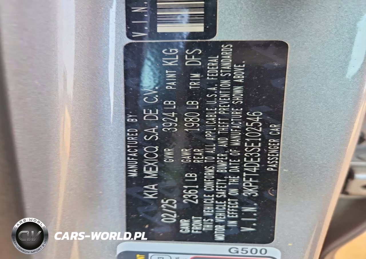 2025 Kia K4 Lxs VIN:3KPFT4DE3SE102546 - 12