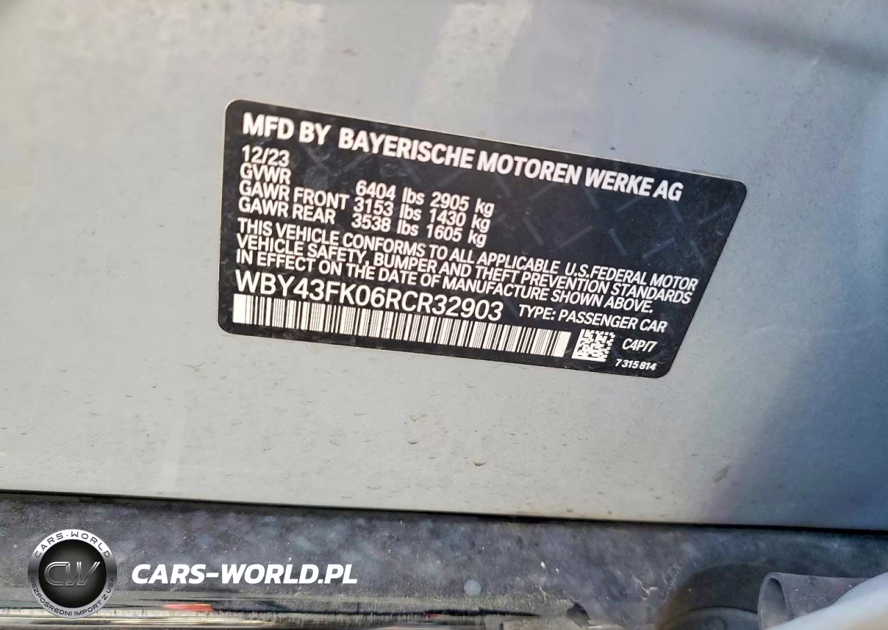 2024 BMW I5 M60 VIN:WBY43FK06RCR32903 - 12