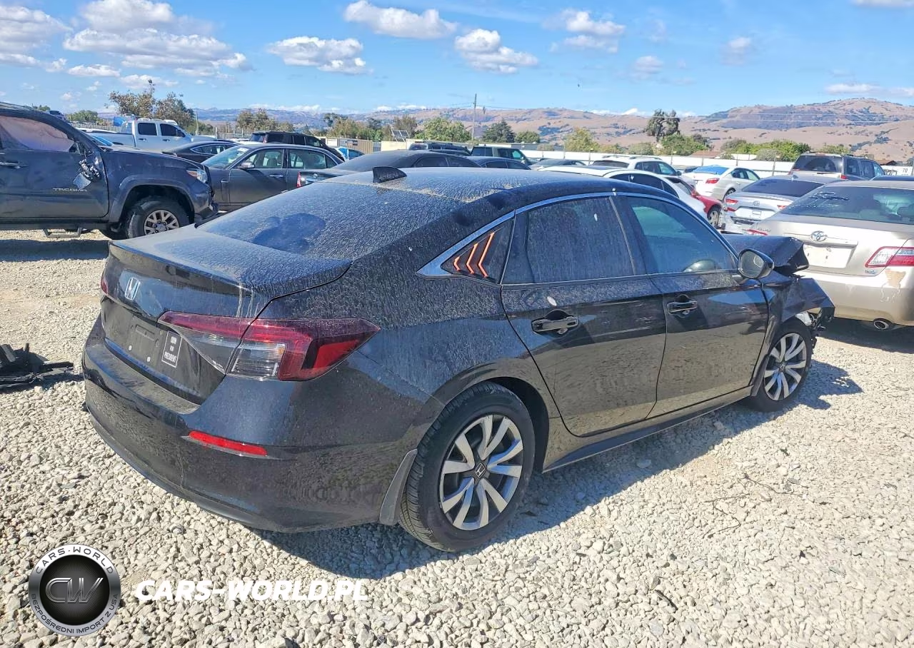 2025 Honda Civic Lx VIN:2HGFE2F22SH560442 - 3