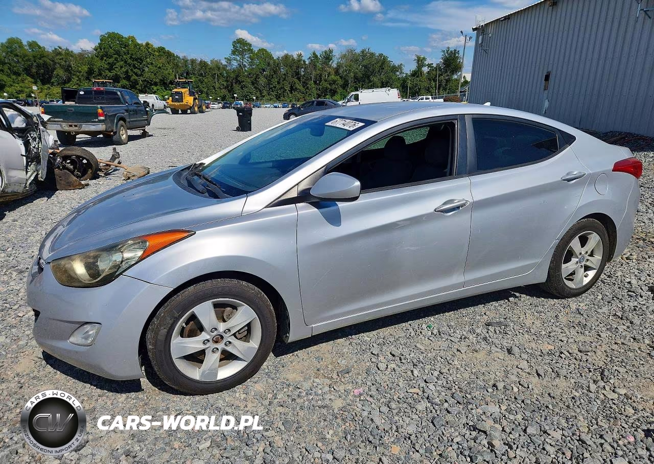 2012 Hyundai Elantra Gls VIN:KMHDH4AE6CU436193 - 1