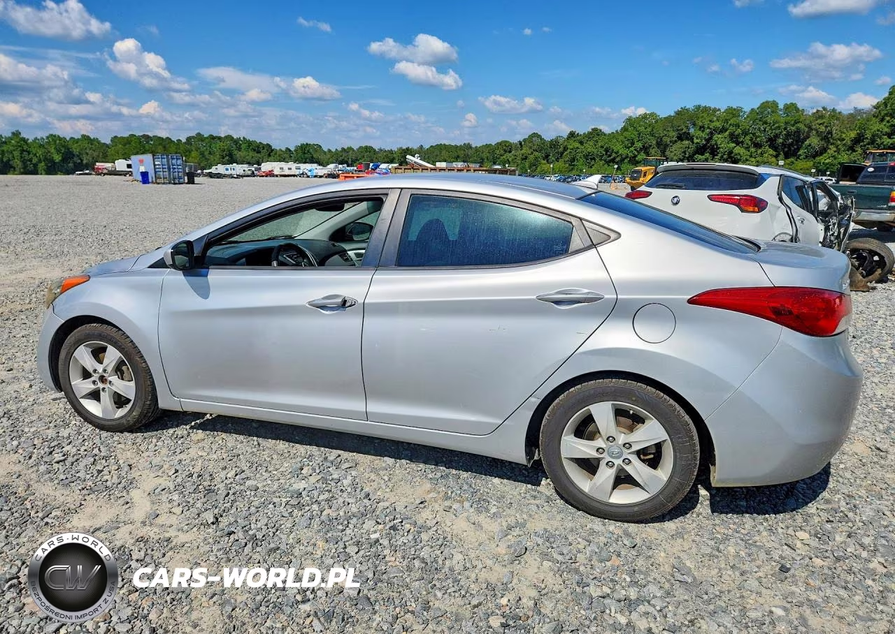 2012 Hyundai Elantra Gls VIN:KMHDH4AE6CU436193 - 2