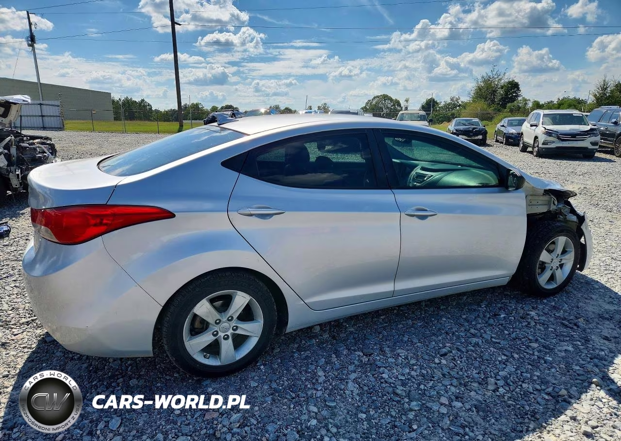 2012 Hyundai Elantra Gls VIN:KMHDH4AE6CU436193 - 3