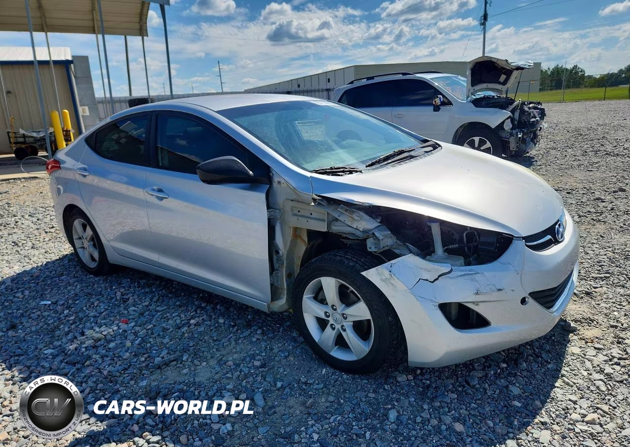 2012 Hyundai Elantra Gls VIN:KMHDH4AE6CU436193 - 4