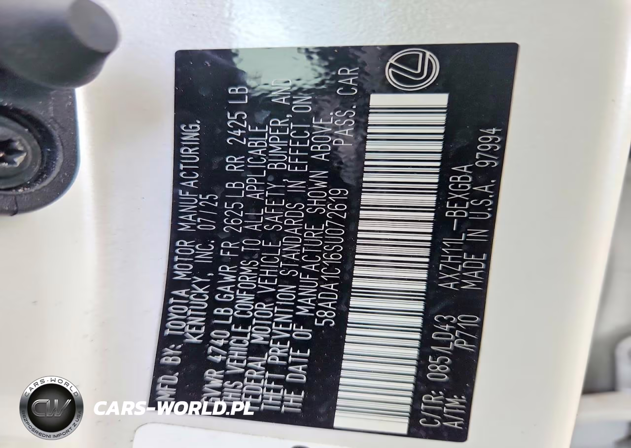 2025 Lexus Es 300H Base VIN:58ADA1C16SU072619 - 13