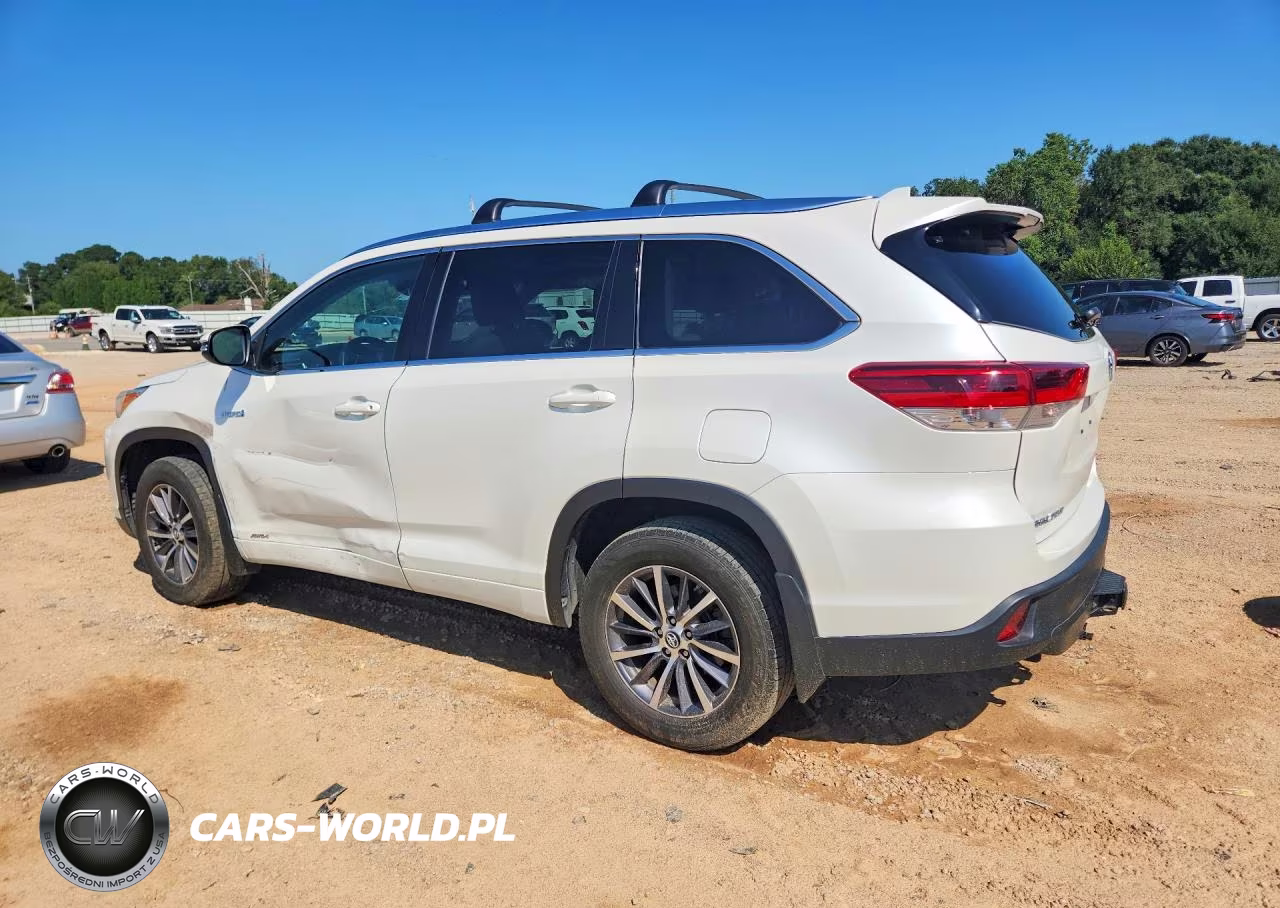 2017 Toyota Highlander Hybrid Xle VIN:5TDJGRFH9HS034285 - 2