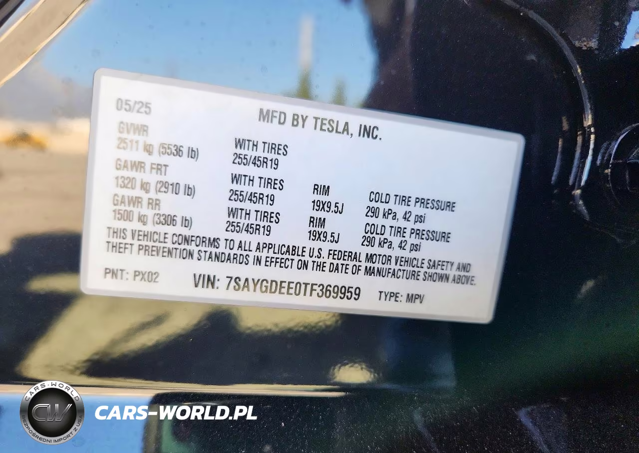 2026 Tesla Model Y VIN:7SAYGDEE0TF369959 - 14