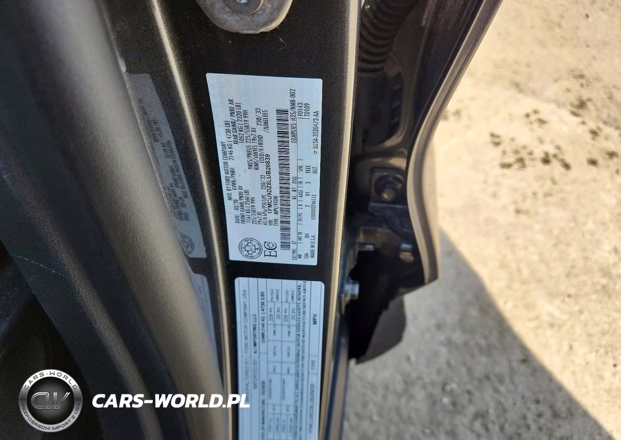 2020 Ford Escape Titanium VIN:1FMCU9DZ8LUB26839 - 14