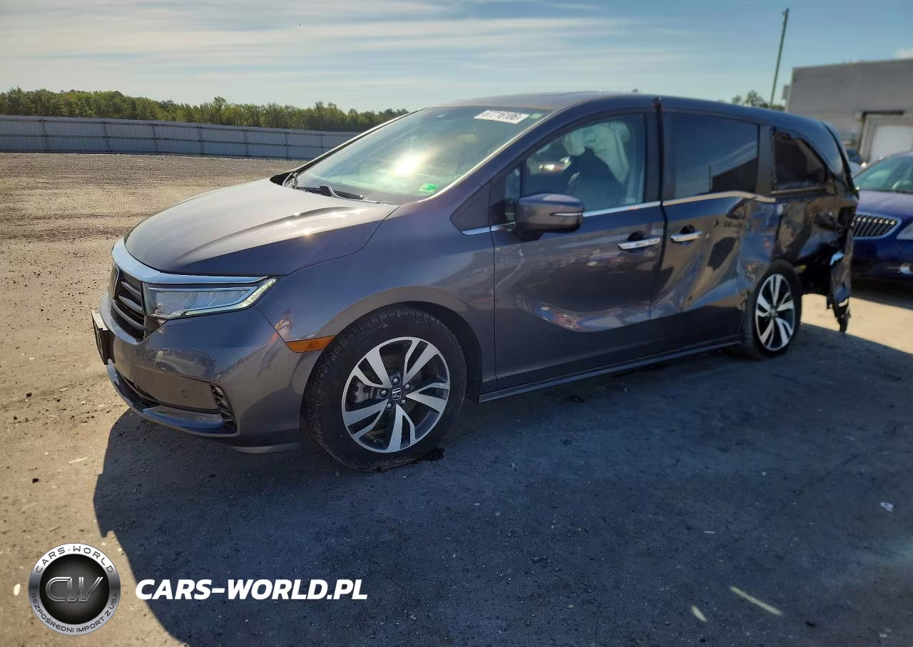 2022 Honda Odyssey Touring VIN:5FNRL6H88NB045028 - 1