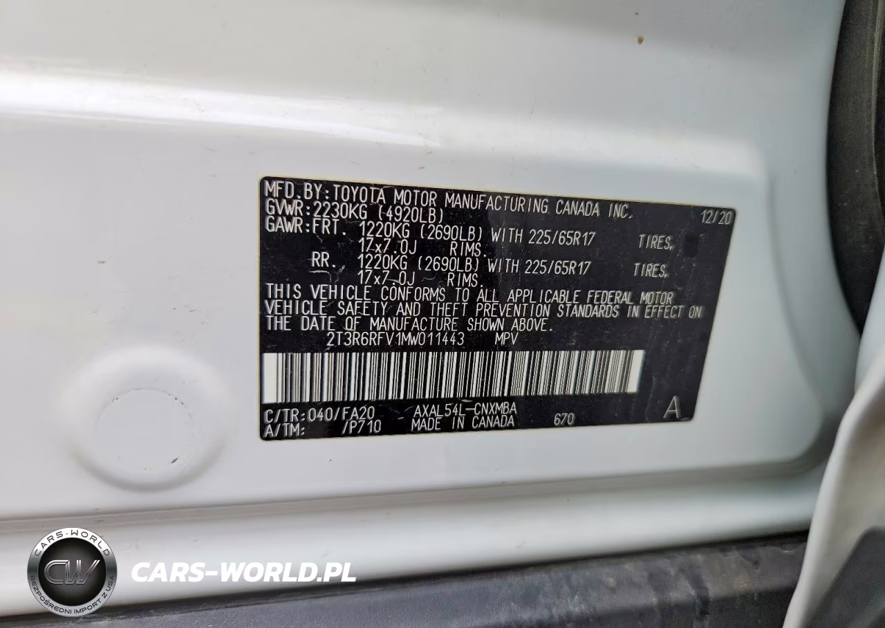 2021 Toyota Rav4 Hybrid Xle VIN:2T3R6RFV1MW011443 - 13