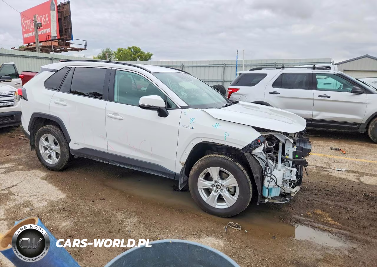2021 Toyota Rav4 Hybrid Xle VIN:2T3R6RFV1MW011443 - 4