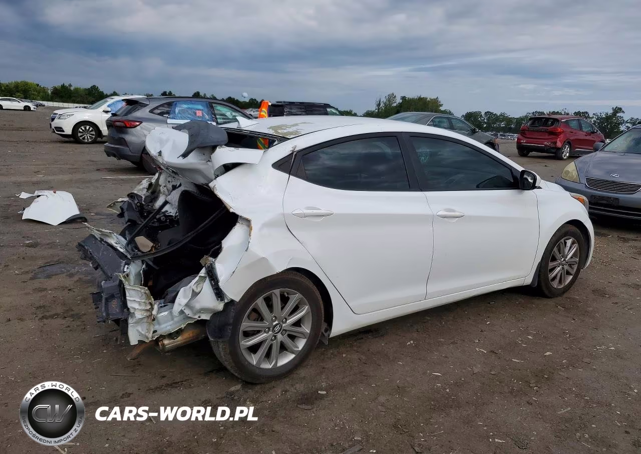 2015 Hyundai Elantra Se VIN:5NPDH4AE7FH644232 - 3