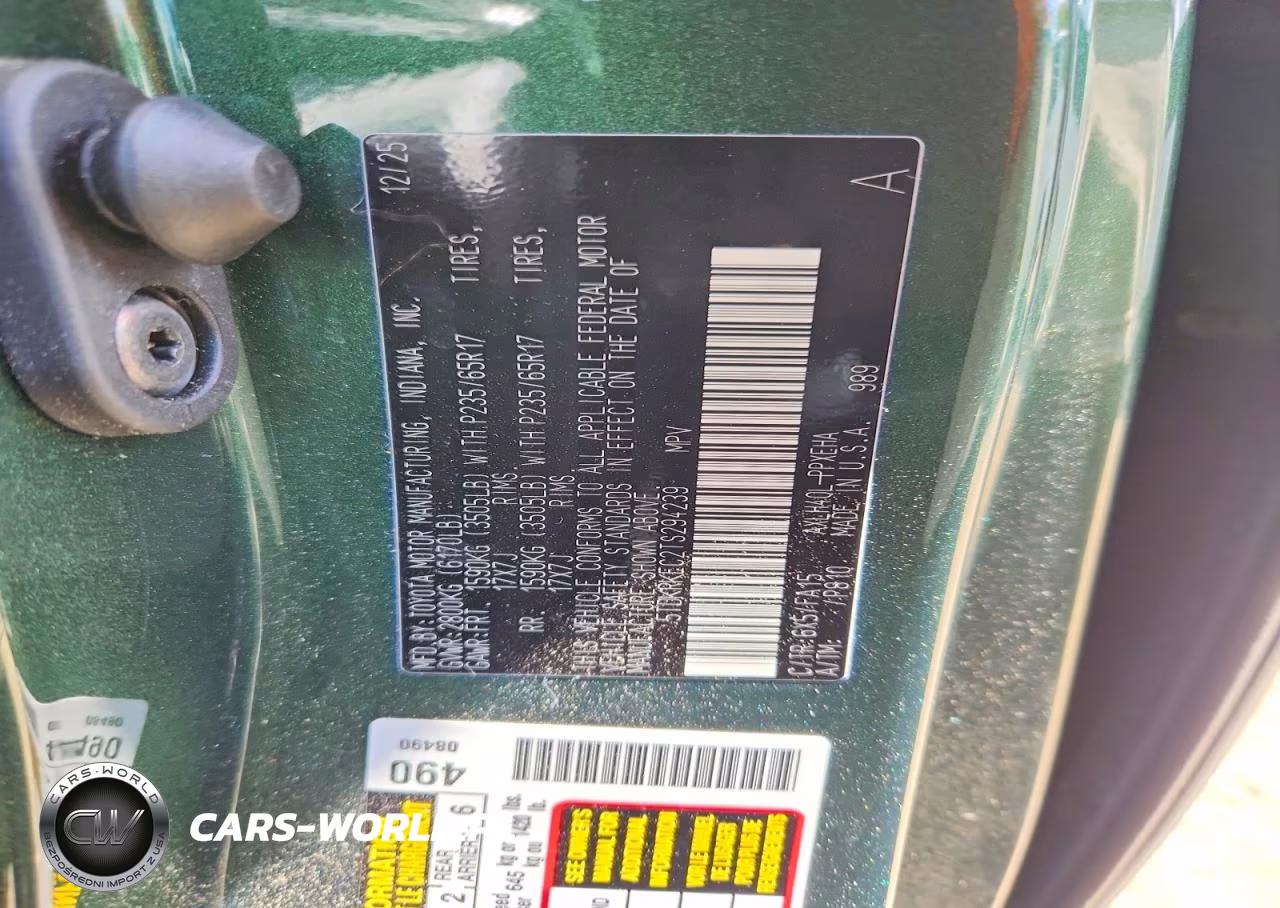 2026 Toyota Sienna Le VIN:5TDKRKEC2TS294239 - 14