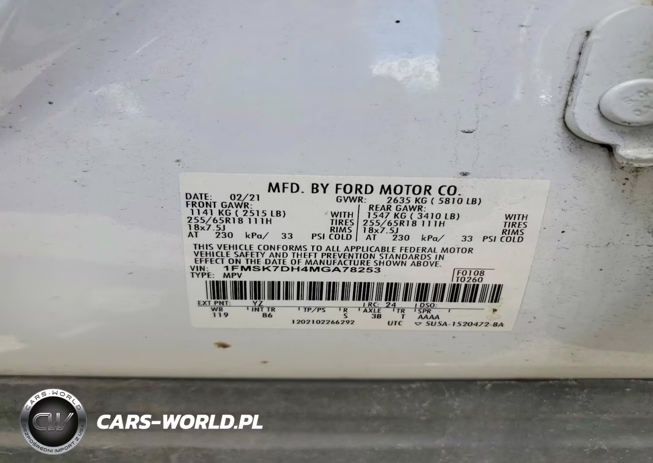 2021 Ford Explorer Xlt VIN:1FMSK7DH4MGA78253 - 14