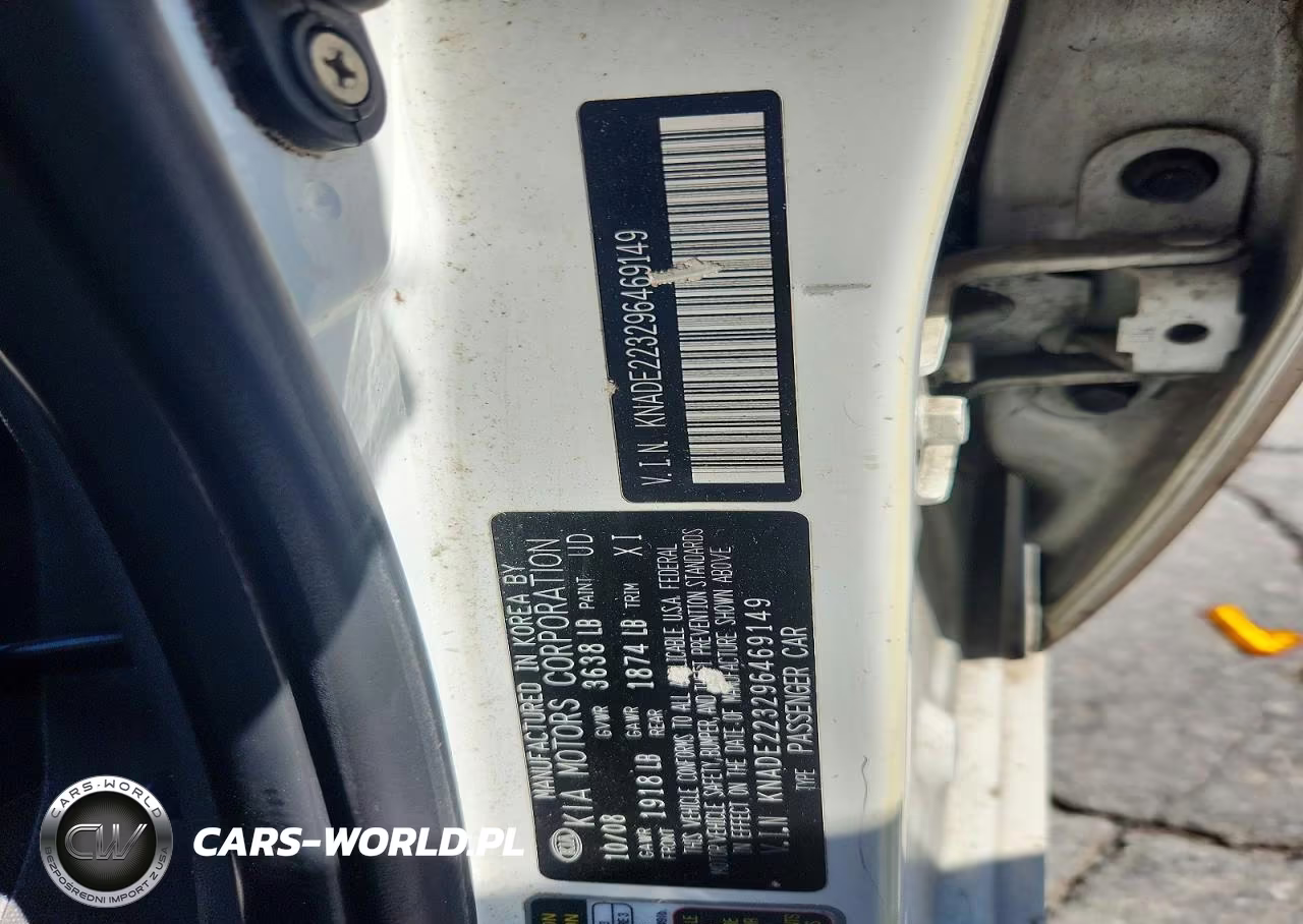 2009 Kia Rio Base VIN:KNADE223296469149 - 13
