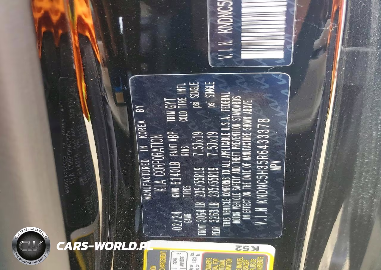 2024 Kia Carnival Ex VIN:KNDNC5H35R6433378 - 12