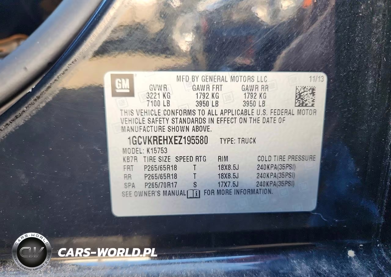 2014 Chevrolet Silverado K1500 Lt VIN:1GCVKREHXEZ195580 - 12