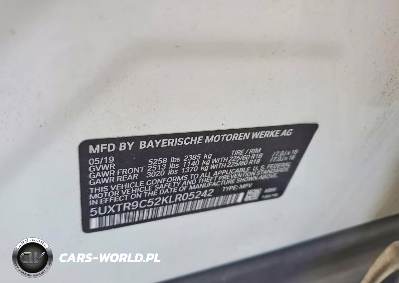 2019 BMW X3 xDrive30I VIN:5UXTR9C52KLR05242 - 13