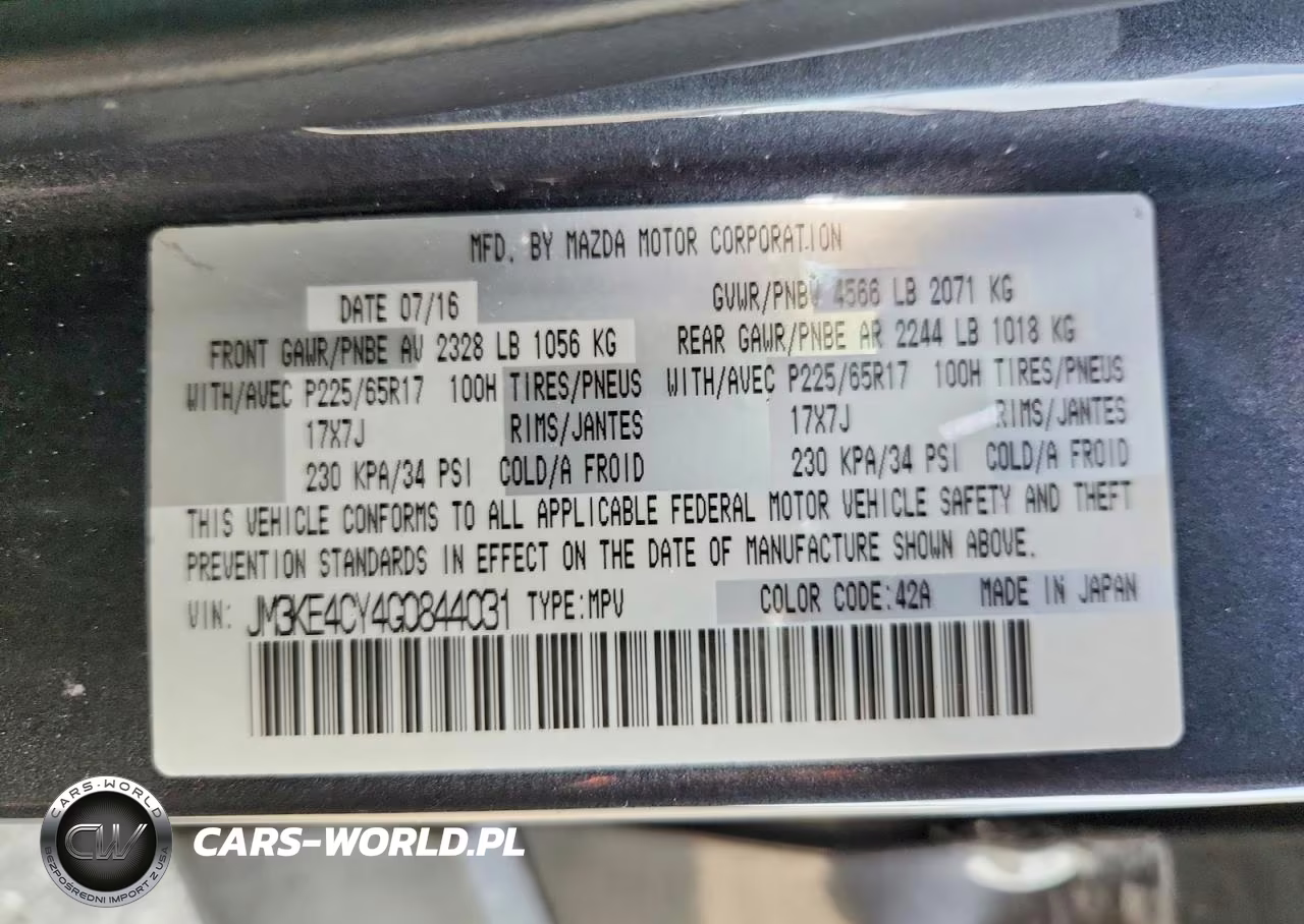 2016 Mazda Cx-5 Touring VIN:JM3KE4CY4G0844031 - 13