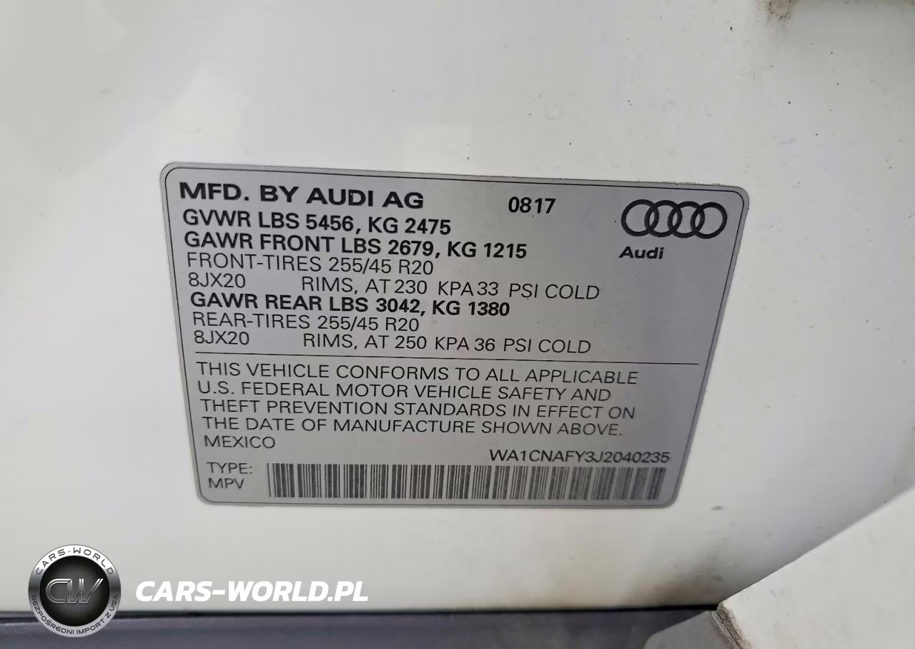 2018 Audi Q5 Prestige VIN:WA1CNAFY3J2040235 - 13