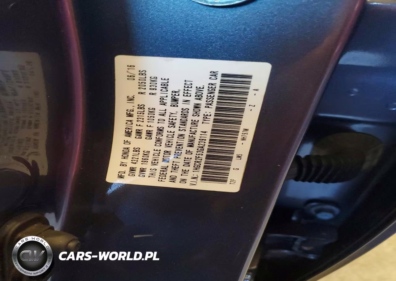 2016 Honda Accord Sport VIN:1HGCR2F53GA239114 - 12