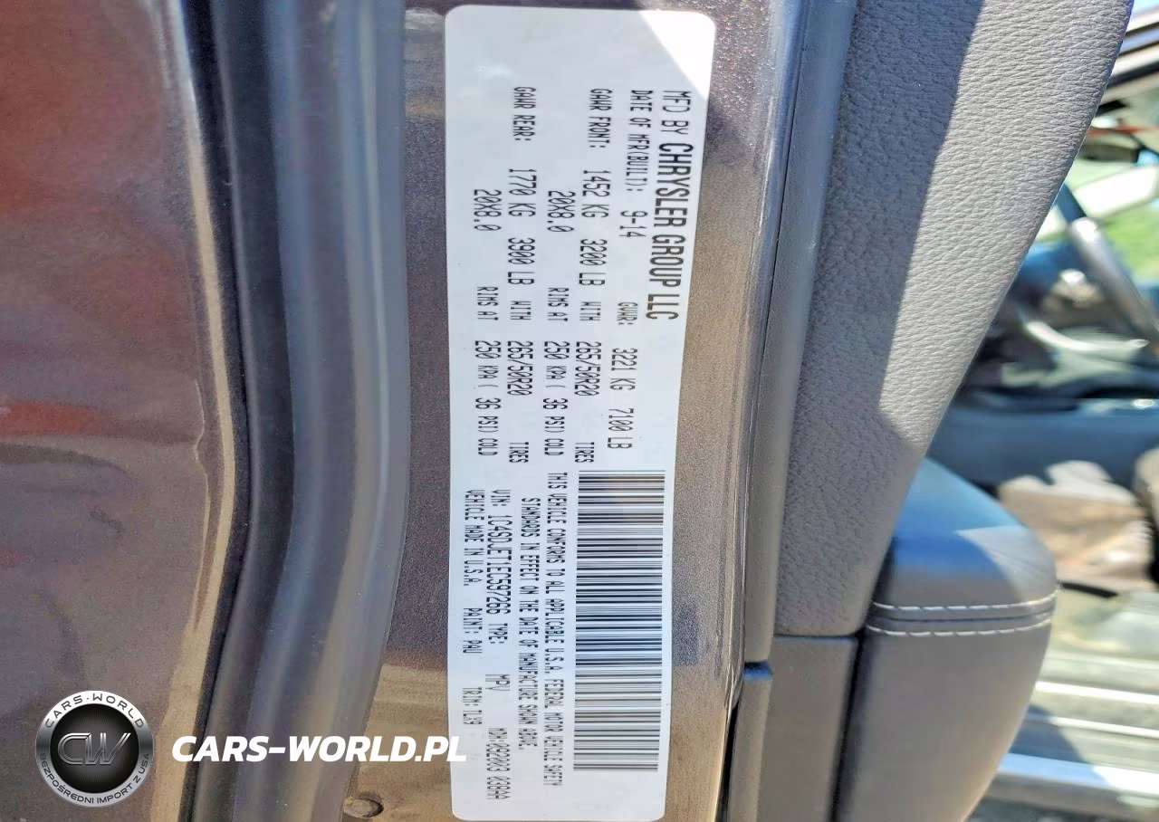 2014 Dodge Durango Citadel VIN:1C4SDJET1EC597266 - 13