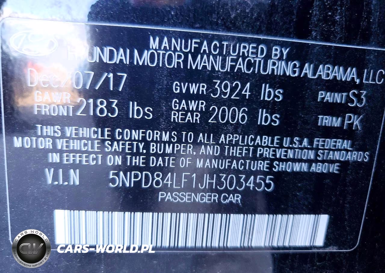 2018 Hyundai Elantra Sel VIN:5NPD84LF1JH303455 - 12