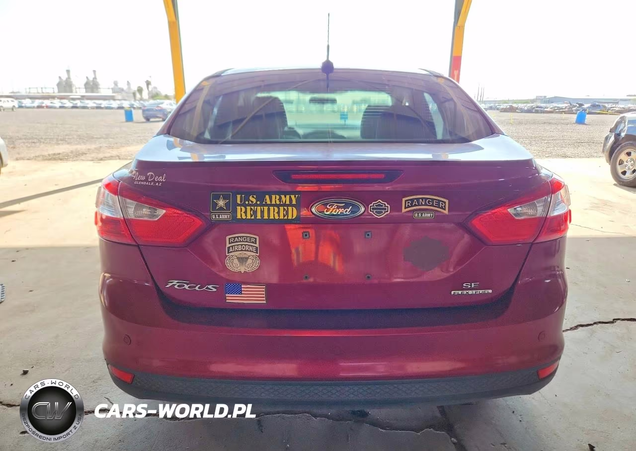 2014 Ford Focus Se VIN:1FADP3F29EL461622 - 6
