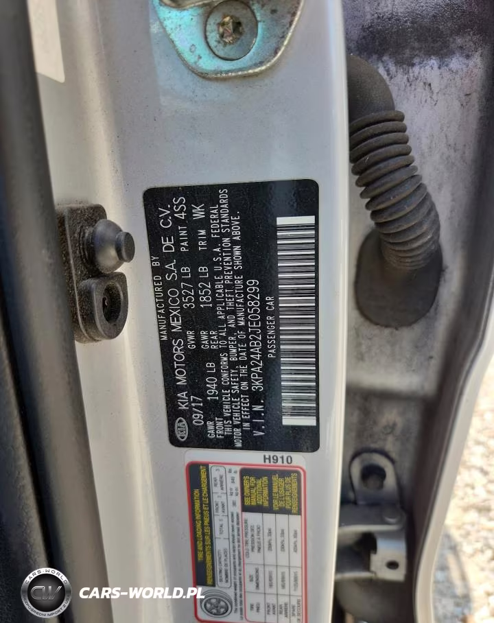 2018 Kia Rio Lx VIN:3KPA24AB2JE058299 - 12