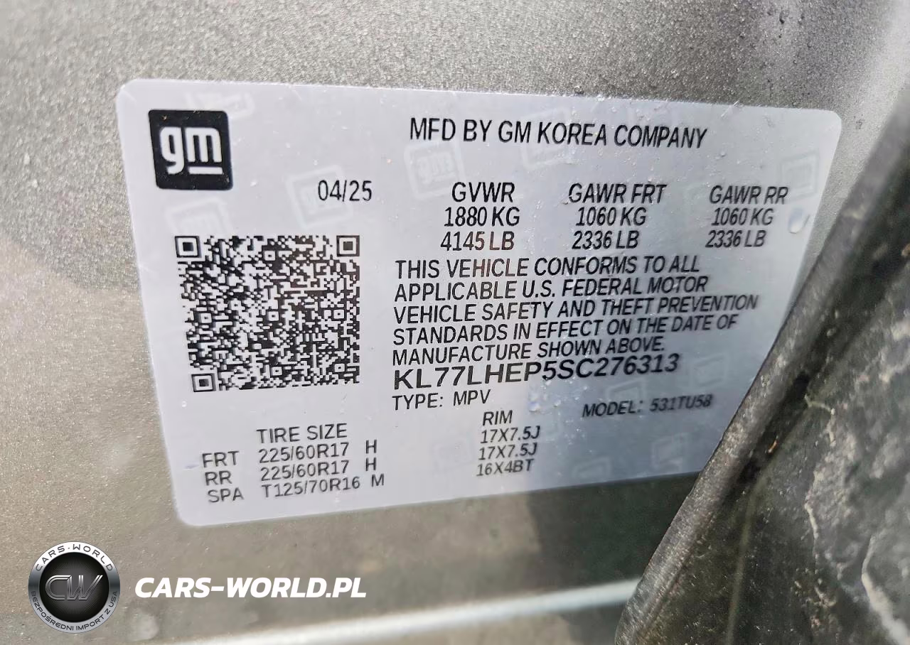 2025 Chevrolet Trax 1Lt VIN:KL77LHEP5SC276313 - 13