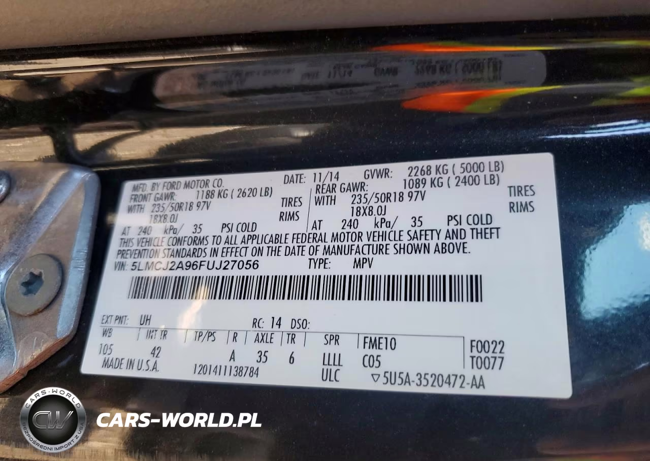 2015 Lincoln Mkc VIN:5LMCJ2A96FUJ27056 - 13