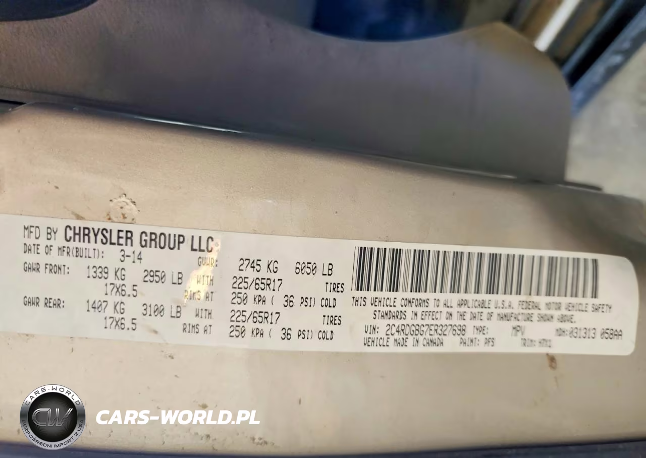 2014 Dodge Grand Caravan Se VIN:2C4RDGBG7ER327698 - 13