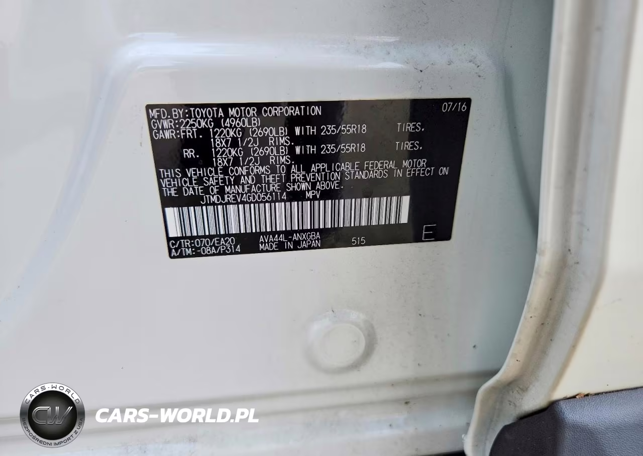 2016 Toyota Rav4 Hv Limited VIN:JTMDJREV4GD056114 - 14