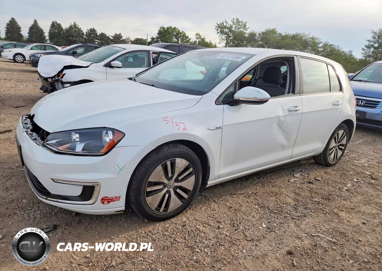 2016 Volkswagen E-Golf Se VIN:WVWKP7AUXGW916447 - 1