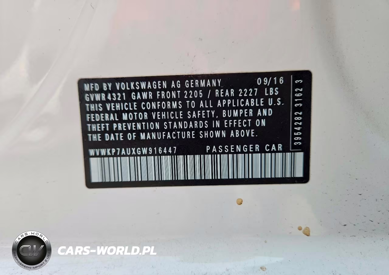 2016 Volkswagen E-Golf Se VIN:WVWKP7AUXGW916447 - 14