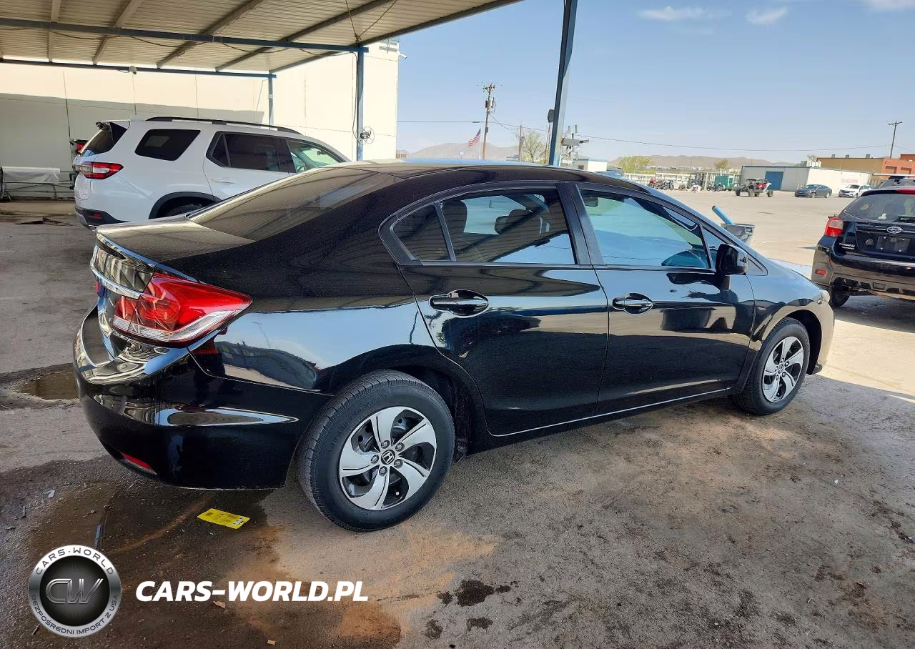 2013 Honda Civic Lx VIN:19XFB2F53DE293716 - 3