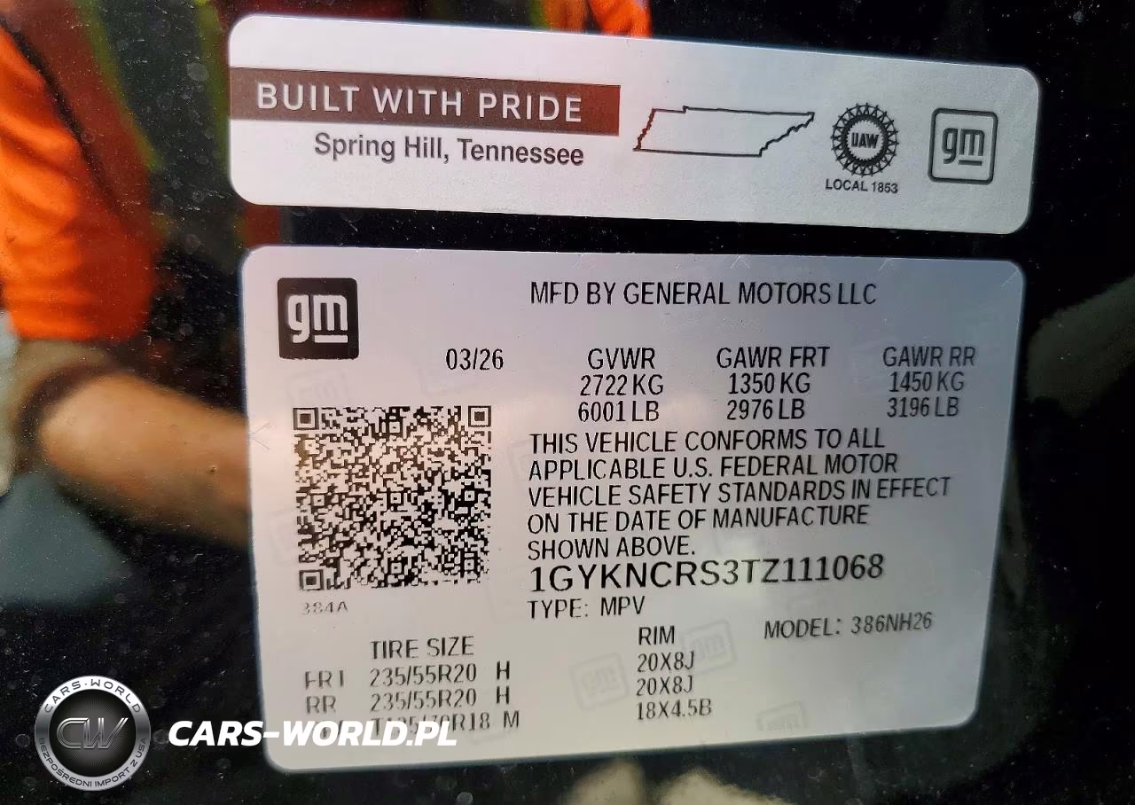 2026 Cadillac Xt5 Premium Luxury VIN:1GYKNCRS3TZ111068 - 13