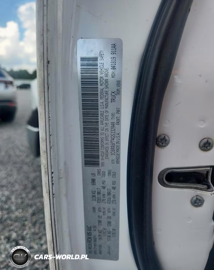 2016 Ram 1500 St VIN:1C6RR6FT4GS332949 - 12