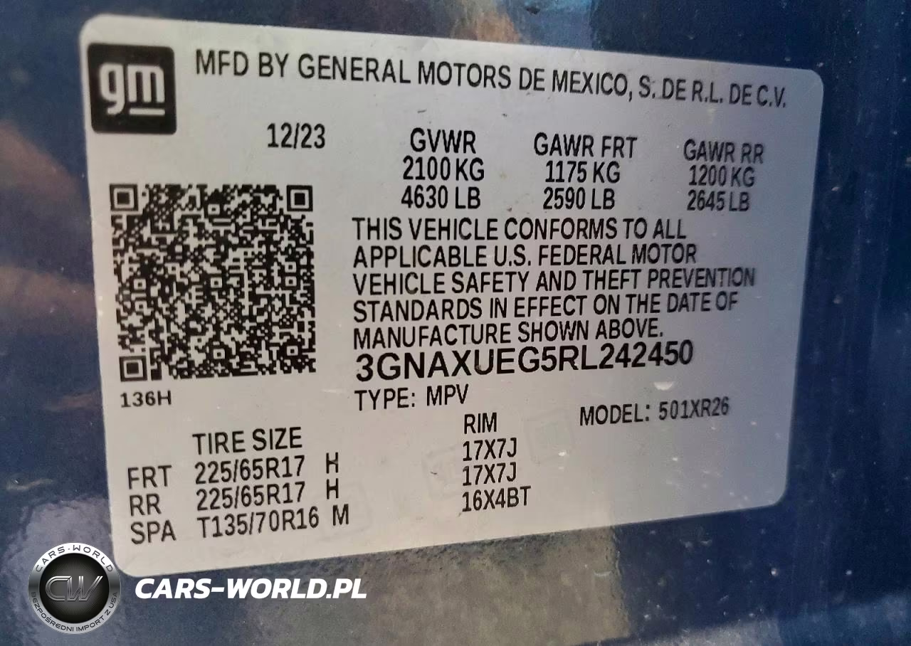 2024 Chevrolet Equinox Lt VIN:3GNAXUEG5RL242450 - 13