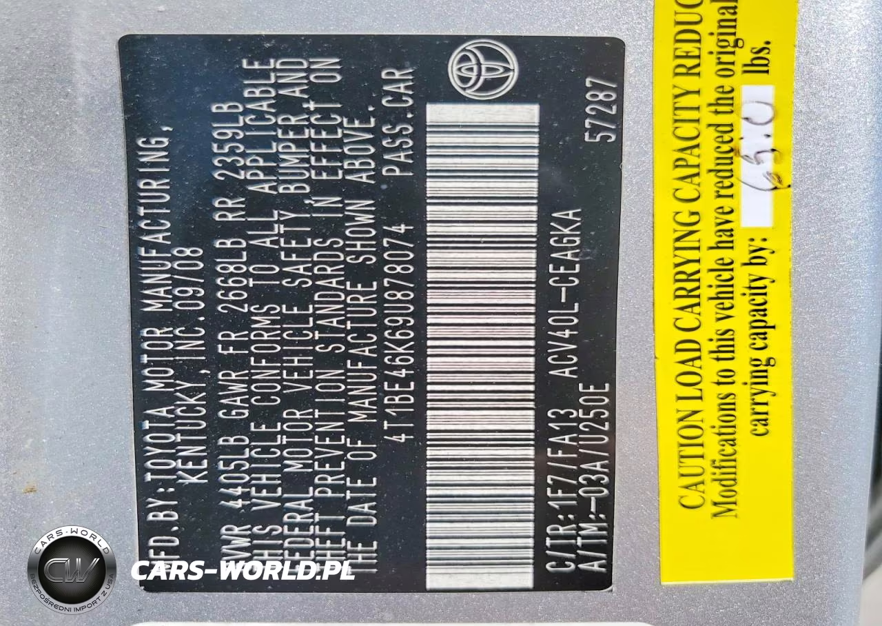 2009 Toyota Camry Xle VIN:4T1BE46K69U878074 - 13