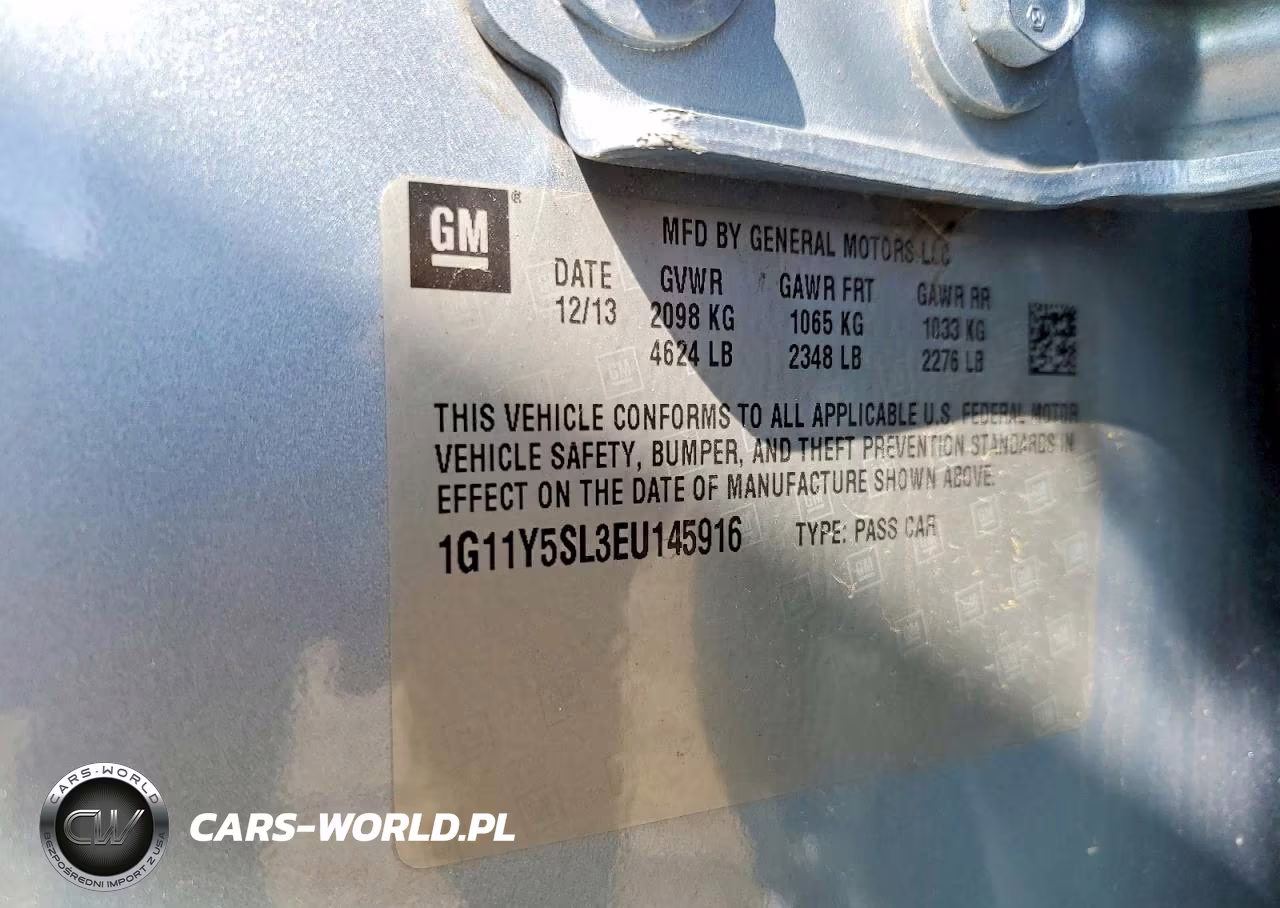 2014 Chevrolet Impala Ls VIN:1G11Y5SL3EU145916 - 12