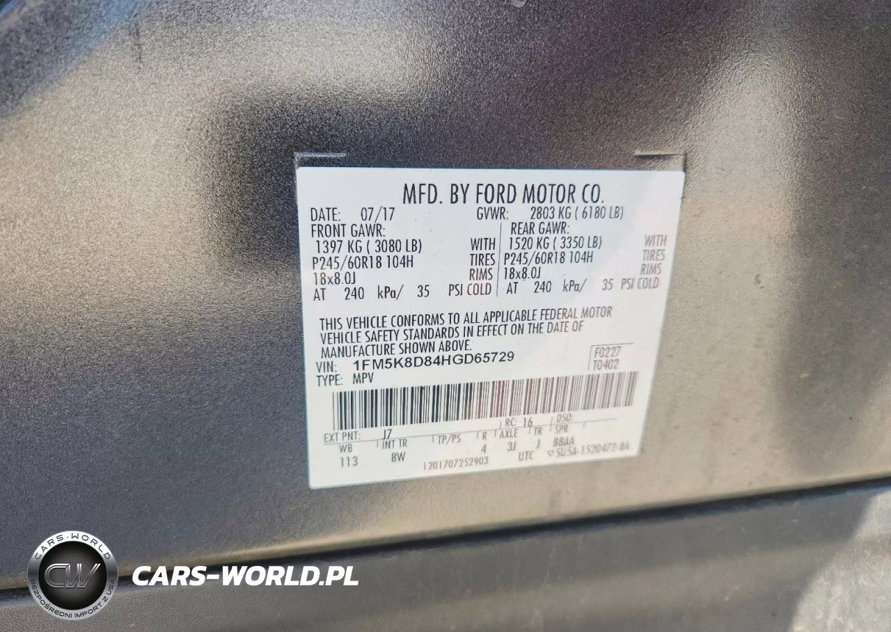 2017 Ford Explorer Xlt VIN:1FM5K8D84HGD65729 - 13