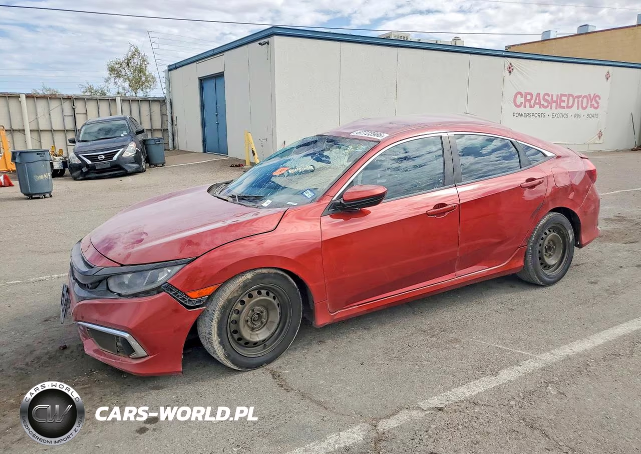 2019 Honda Civic Lx VIN:19XFC2F60KE045457 - 1