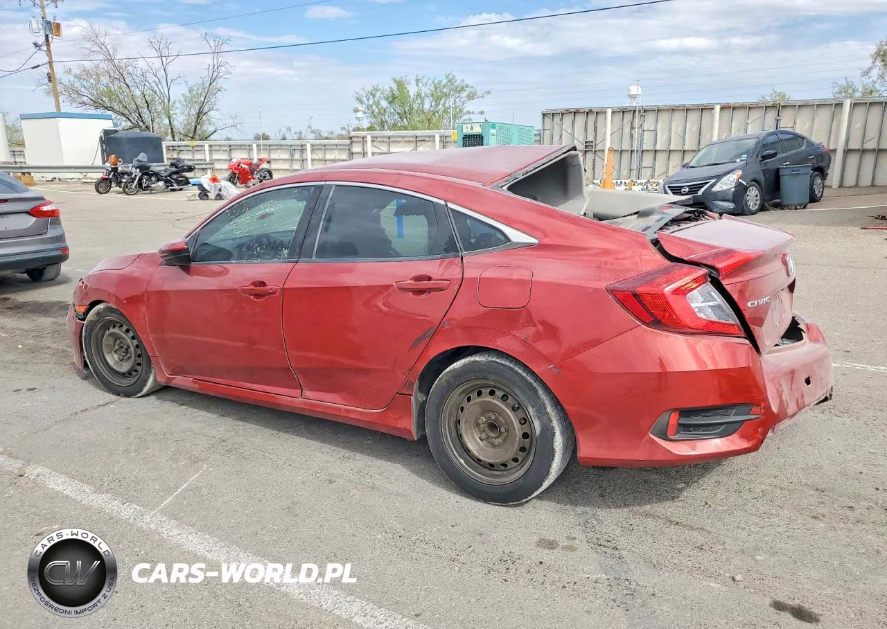 2019 Honda Civic Lx VIN:19XFC2F60KE045457 - 2